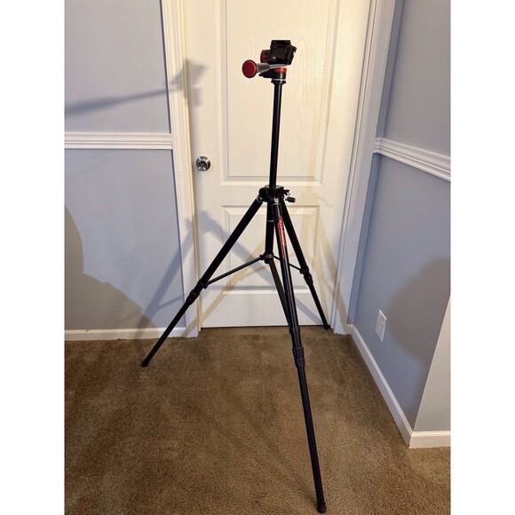 Tripod Red Accent Professional VTR-90RA for Camera/Camcorder.